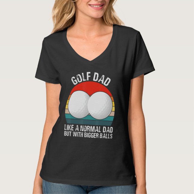 T-shirt Golf Papa Comme Un Papa Normal Mais Avec De Plus G (Devant)