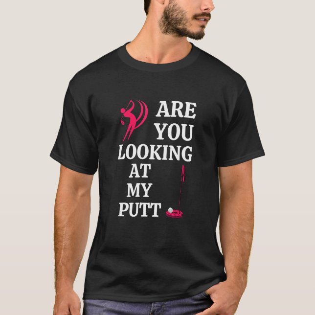 T-shirt Golf pour hommes Américain à manches courtes Cool  (Devant)