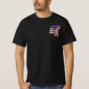 T-SHIRT GOLF POUR HOMMES PATRIOTES USA