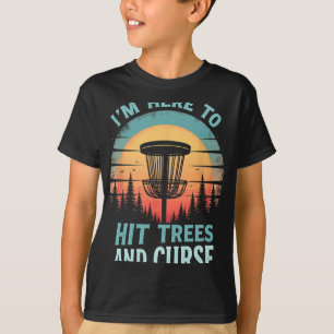 T-shirt Golf sur disque rétro humoristique - Malédiction d