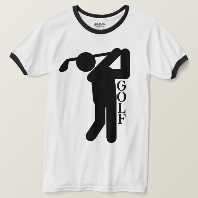 T-shirt Golf - Symbole de golf (Design devant)