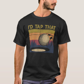 T-shirt Golf vintage Golf Je toucherais ce golf Retro