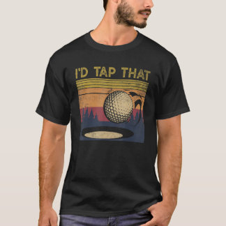 T-shirt Golf vintage Retro Golf Je toucherais ce golf