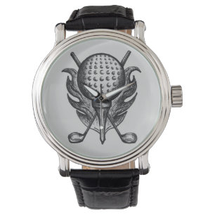 T-Shirt Golfbeobachten Armbanduhr