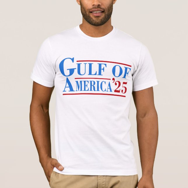 T-shirt Golfe D'Amérique 2025 (Devant)