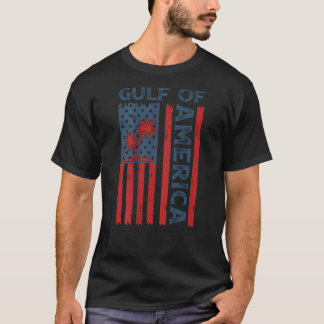 T-shirt Golfe Des Etats-Unis Est 2025 Funny USA American F