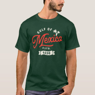 T-shirt Golfe du Mexique Est. 1550 Patrimoine mexicain