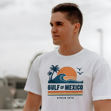 Golfe du Mexique Rétro depuis 1672 Blanc