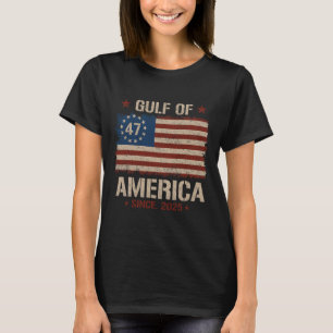 T-shirt Golfe D'Usa Amérique Est 2025 47ème Drapeau Améric