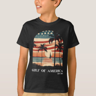 T-shirt Golfe Rétro De L'Amérique Est 2025 Hommes Américai
