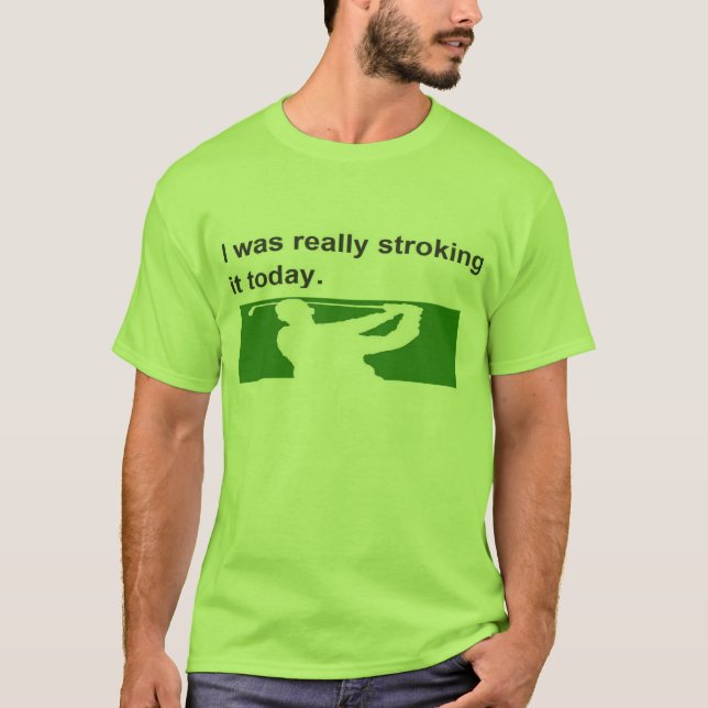 T-SHIRT #GOLFER DE #GOLF #GOLFING JE LE FROTTAIS VRAIMENT (Devant)