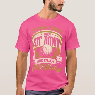 T-shirt Golfeur Amoureux Hommes Joueur de Golf Sport Golf
