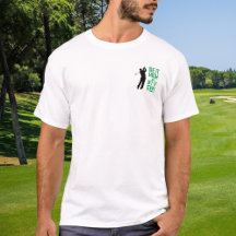 Golfeur Golf Humour Citation Sportive Noir Vert