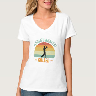 T-shirt Golfeur le plus Okayest du monde
