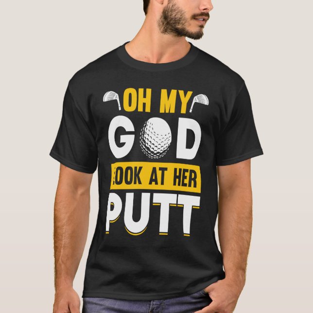 T-shirt Golfing Golf Player Coach Golfer  7 (Devant)