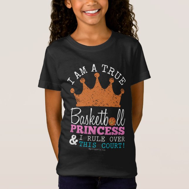 T-Shirt Golly filles : Princesse Rule This Court de (Devant)
