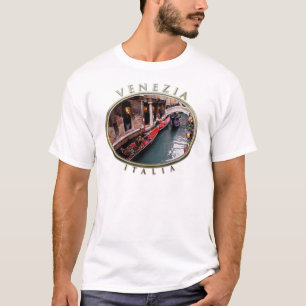 T-shirt Gondoles sur un canal vénitien
