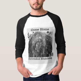 T-shirt Gone Home Étendu Blacking Album chemise d'art