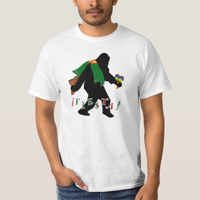 T-shirt Gone Squatchin - Fiesta Squatchin (Devant)