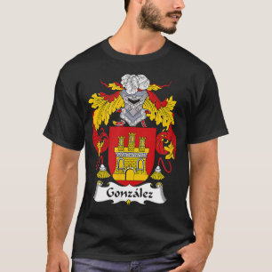 T-shirt Gonzalez Armoiries de la famille Crest 