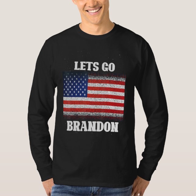 T-shirt Goo Brandun Conservateur Anti-Libéral Us Fla (Devant)