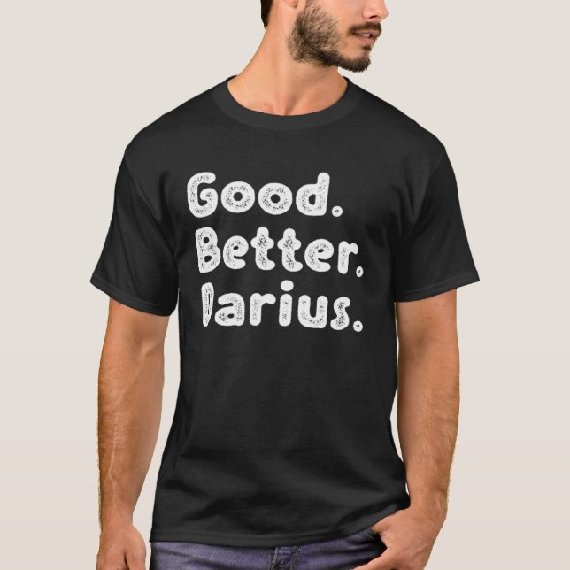 T-shirt Good better Darius (Devant)