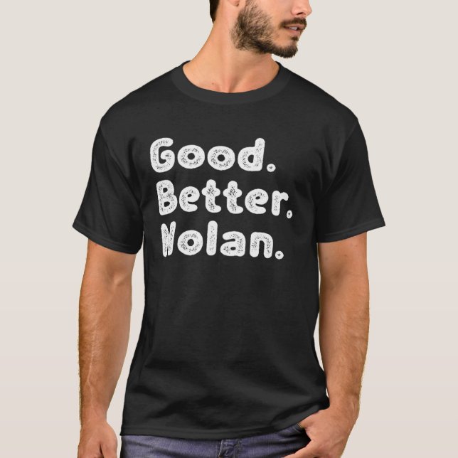 T-shirt Good better Nolan (Devant)