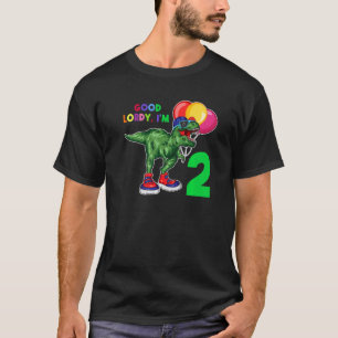 T-shirt Good Lordy I'm 2 2nd Birthday Boy's Birthday