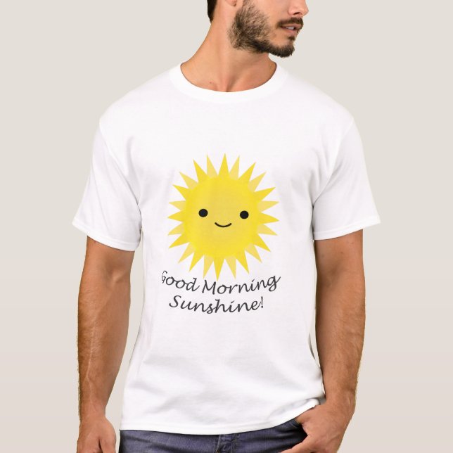 T-shirt Good Morning Sunshine Kawaii Sun (Devant)