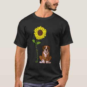 T-shirt Good Morning Sunshine Love My Boxer Chien Maman