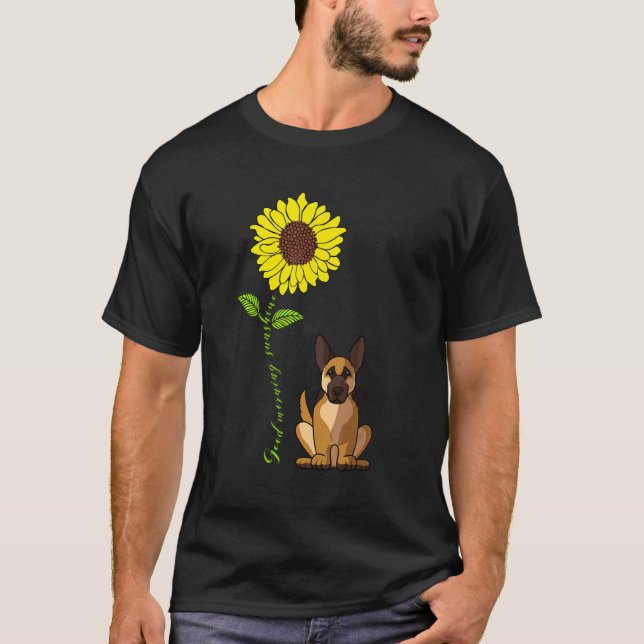 T-shirt Good Morning Sunshine Love My German Shepherd Chie (Devant)