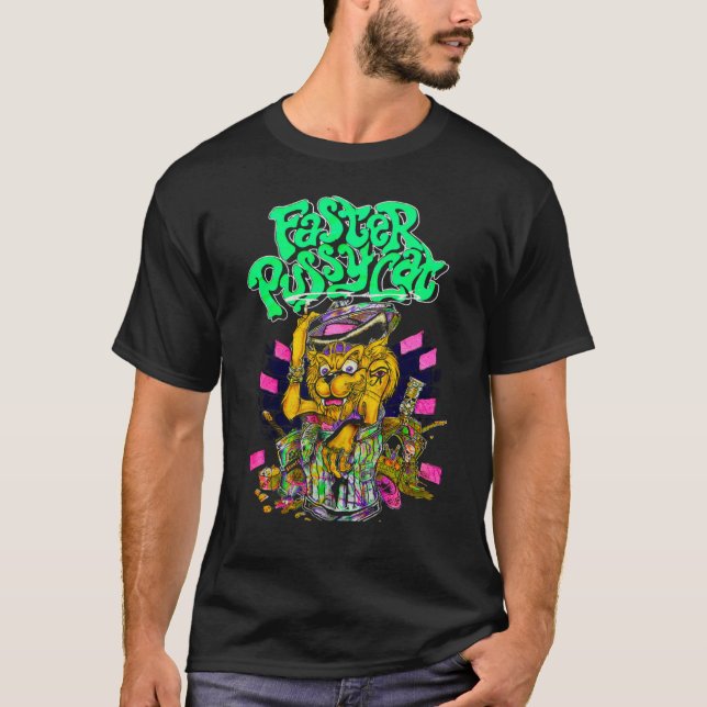 T-shirt good pussycat faster pussycat trending 1 (Devant)