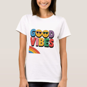 T-shirt Good Vibes : Rainbow Edition