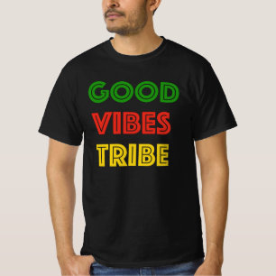 T-shirt Good Vibes Tribe Irie Rasta Reggae Good Vibes seul