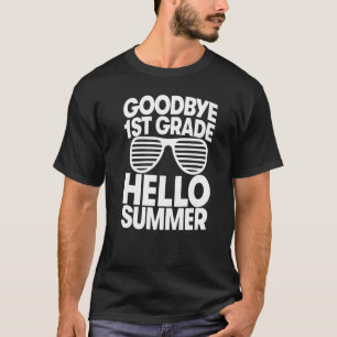 T-shirt GoodBye 1St Grade Hello Summer  Women School Love