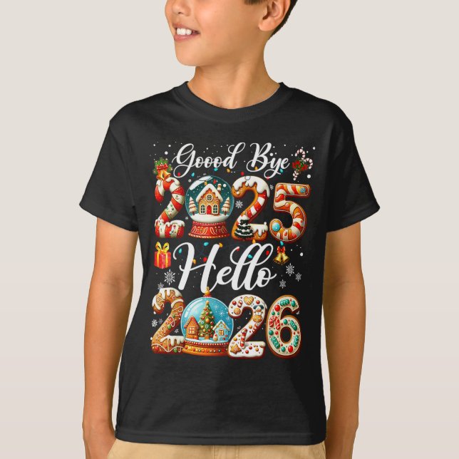 T-shirt Goodbye 2025 Hello 2026 Happy New Year's Eve Chris (Devant)