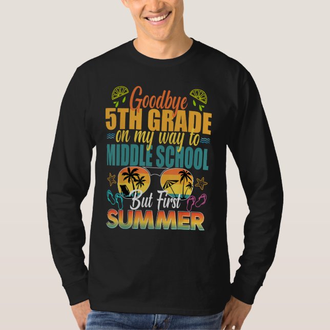 T-shirt Goodbye 5th Grade Graduation Tees - 5th grade grad (Devant)