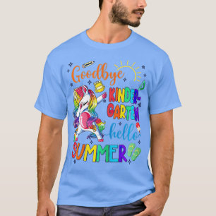 T-shirt Goodbye Kindergarten Hello Summer 2022 Graduation