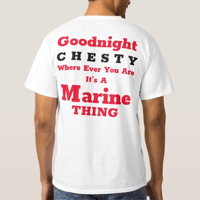 T-shirt Goodnight CHESTY (Dos)