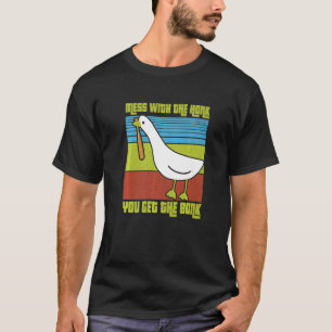 T-shirt Goose Games Mess Avec Le Miel Vous Obtenez Le Bonk