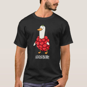 T-shirt Gooseberry Funny Berry Pun Dark BG