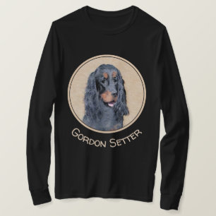 T-shirt Gordon Setter Peinture - Joli art original chien