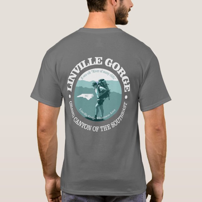 T-shirt Gorge de Linville (Dos)