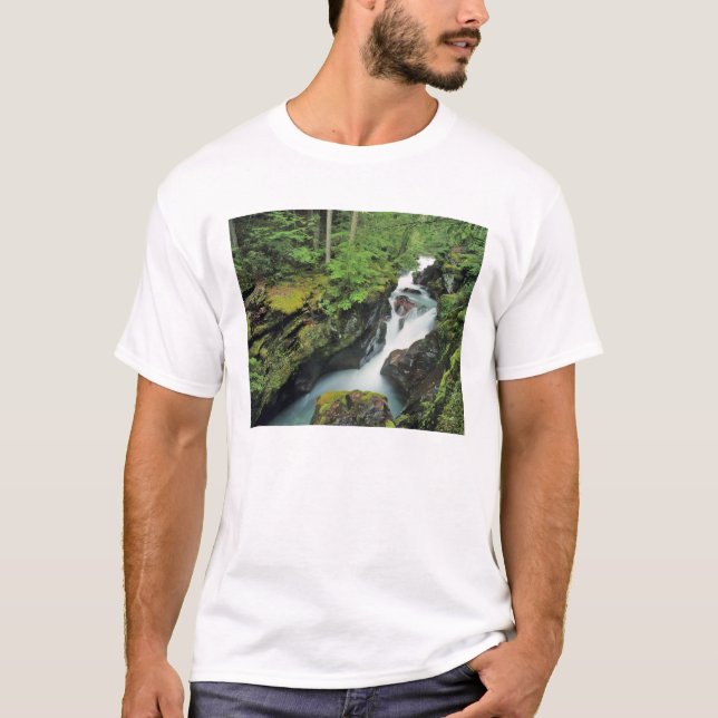 T-shirt Gorge des avalanches dans le parc national des Gla (Devant)