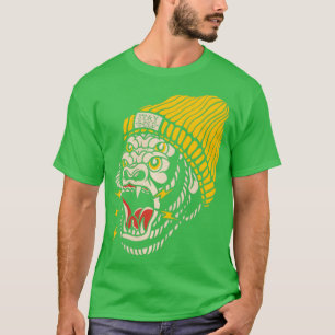 T-shirt Gorilla American traditionnel attoo Enked Old Scho