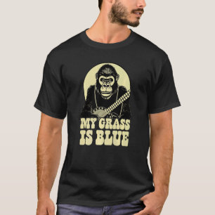 T-shirt Gorilla Banjo Picker Vintage 80 Musique Singe