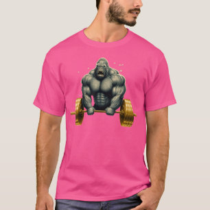 T-shirt Gorilla Beast Gym Entraînement Poids de levage Bod
