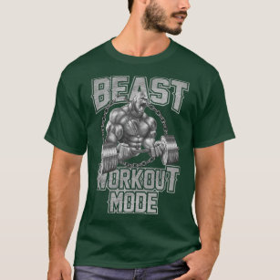 T-shirt Gorilla Beast Workout Mode Motivation Bodybuilding
