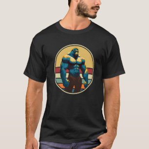 T-shirt Gorilla Bodybuilding Gym Monkey Gorillas Weightlif