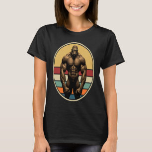 T-shirt Gorilla Bodybuilding Gym Monkey Gorillas Weightlif